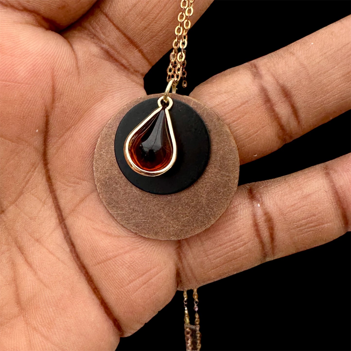 Mixed Metal Pendant - Karmic Kollections Designs