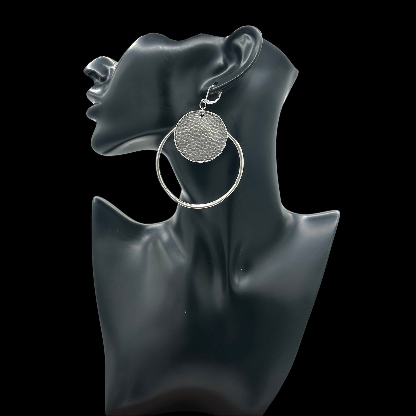 Stainless Steel Hammered Hoops