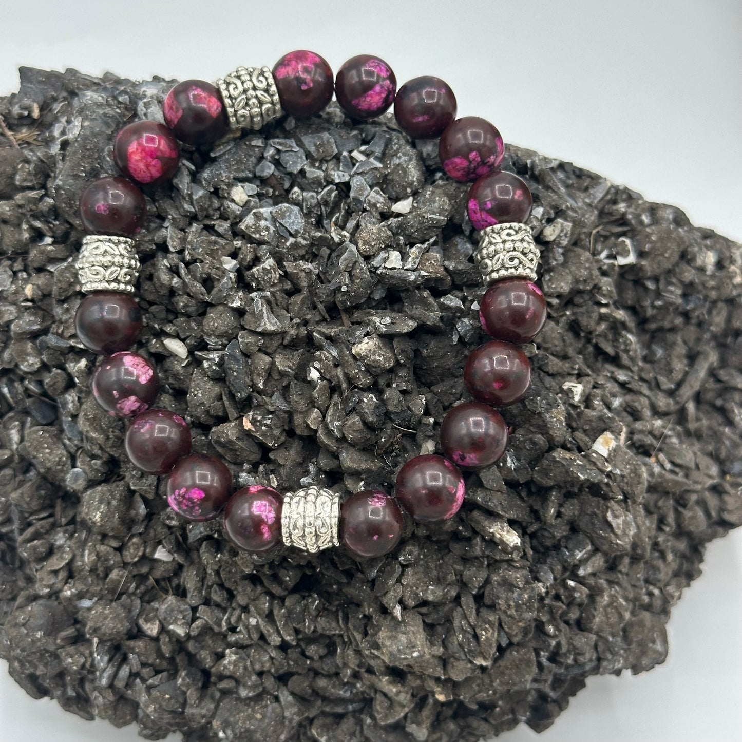 Purple Gemstone Bracelet