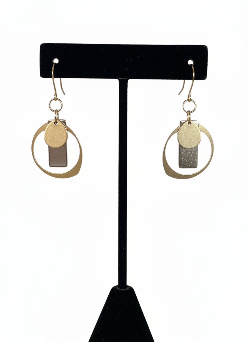 Mixed Metal hoops