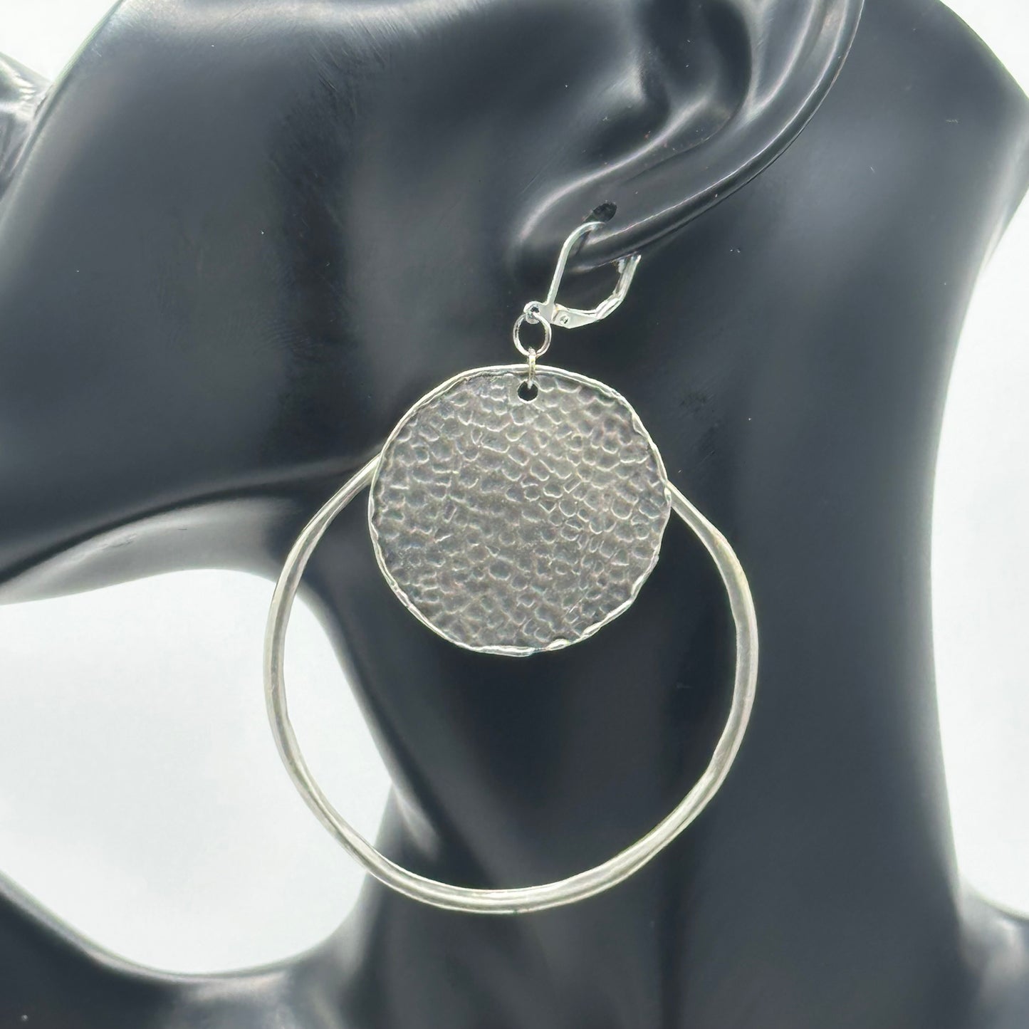 Stainless Steel Hammered Hoops