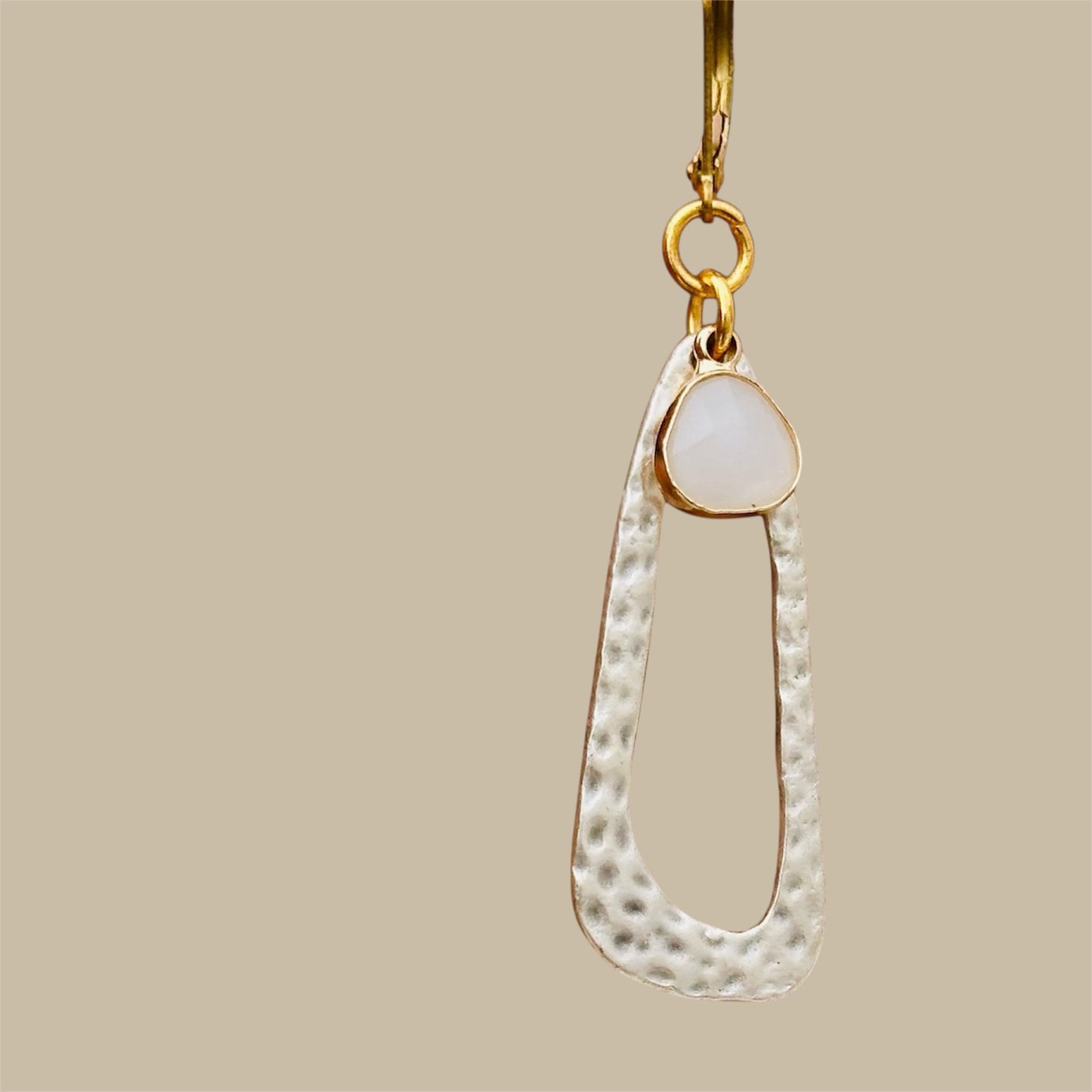 Milkstone Gemstone Dangles