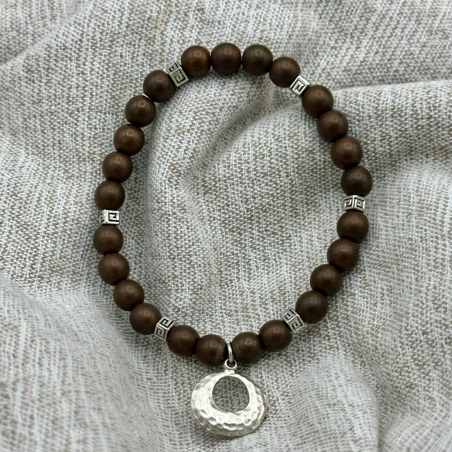 Brown Druzy Bracelet