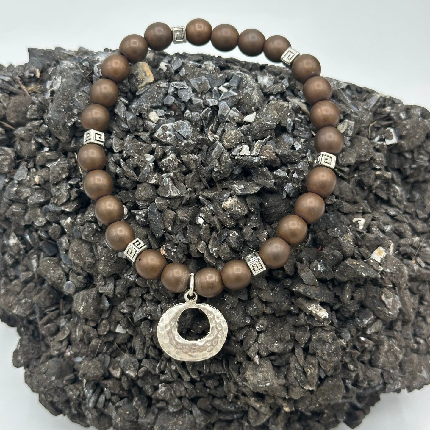 Brown Druzy Bracelet