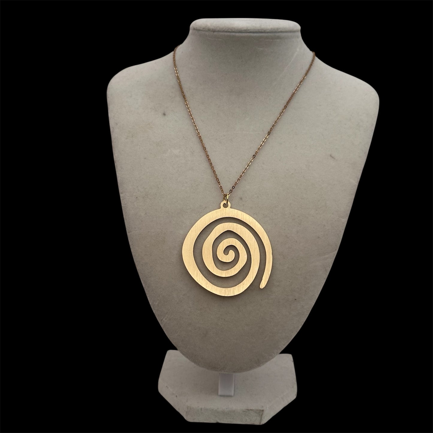 Muted Brass Swirl - Karmic Kollections Designs