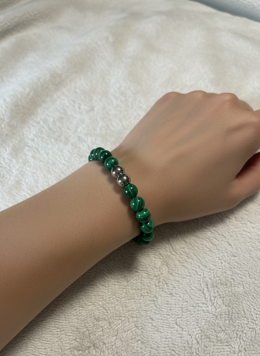 Malachite Bracelet - Karmic Kollections Designs