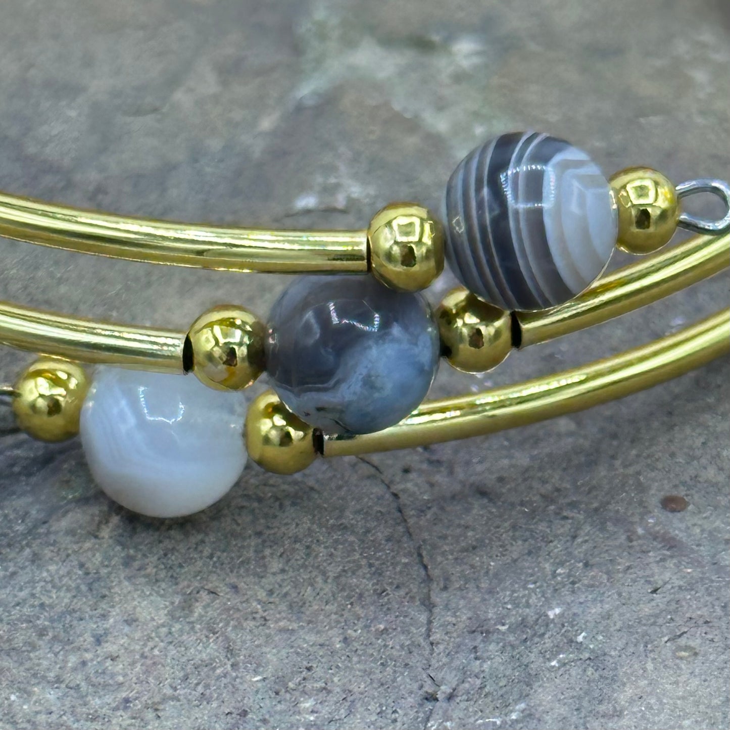 Agate Wrap Bracelet