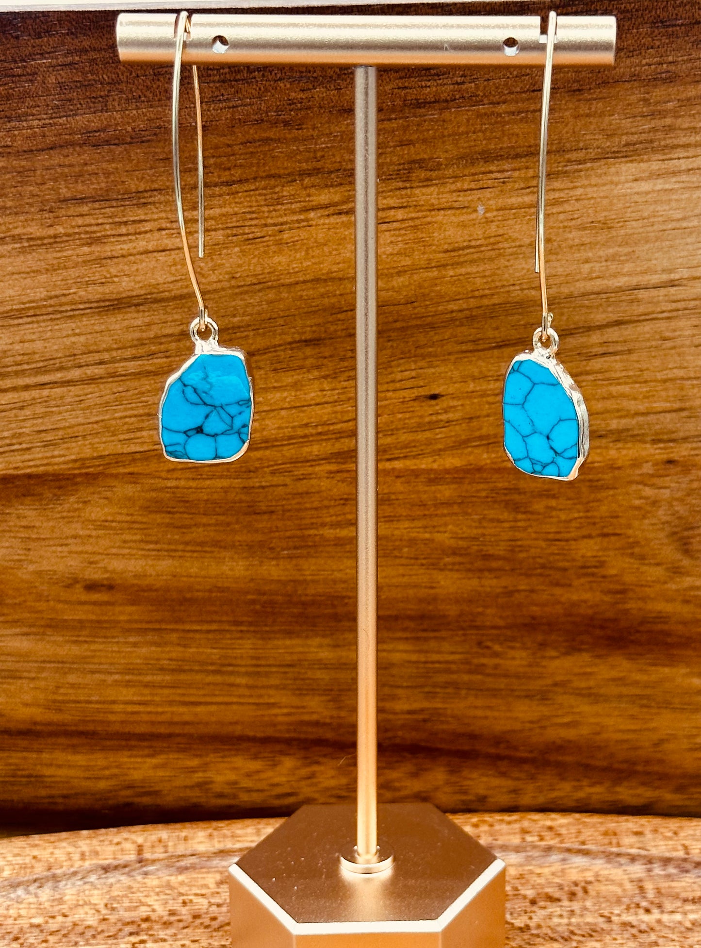 Turquoise Howlite Dangles