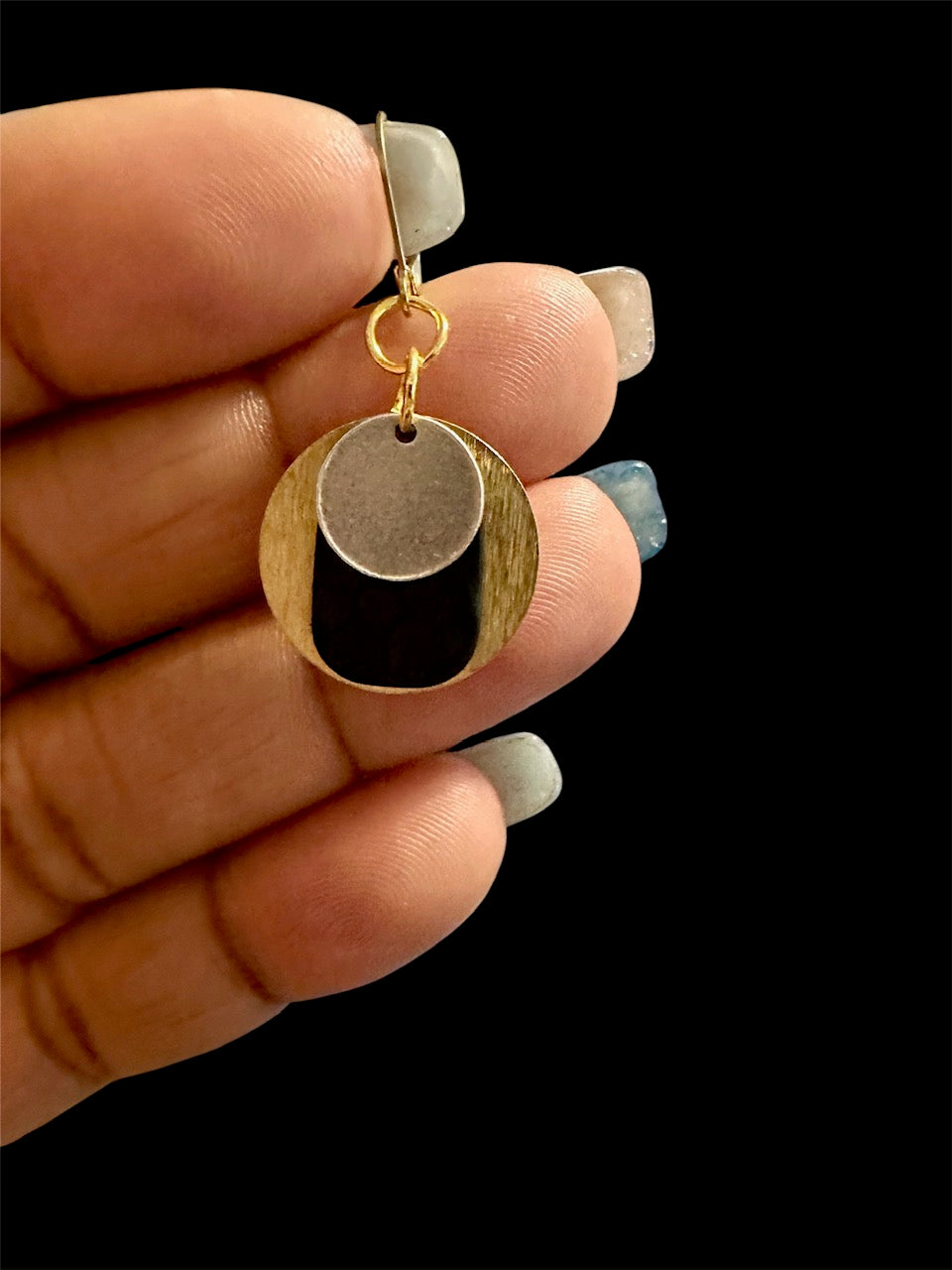 Dainty Mixed Metal Earrings