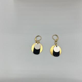 Dainty Mixed Metal Earrings