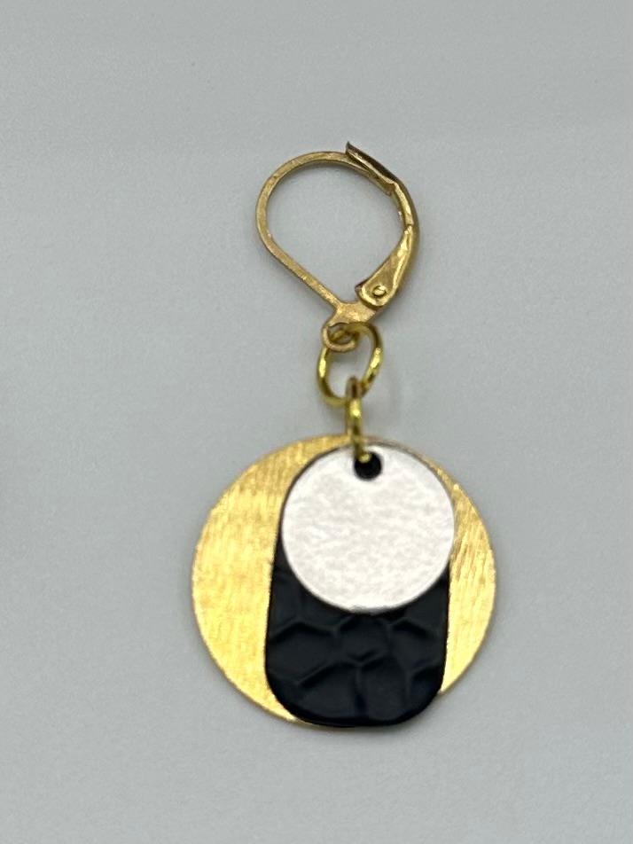 Dainty Mixed Metal Earrings