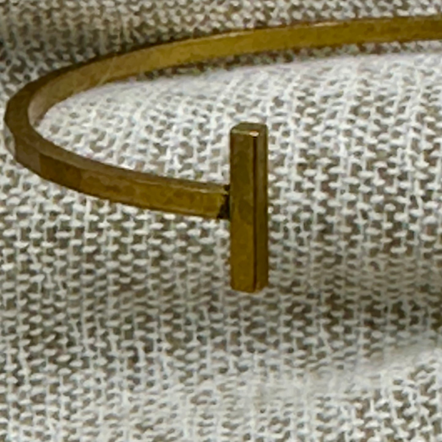 Brass Bracket Bangle Cuff