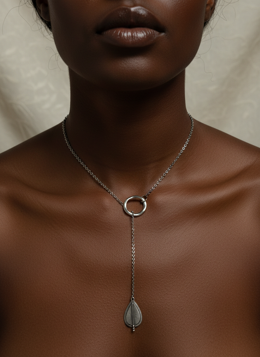 Stainless Steel Bolo Necklace