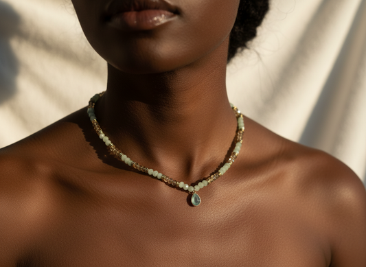 Pale Green Choker