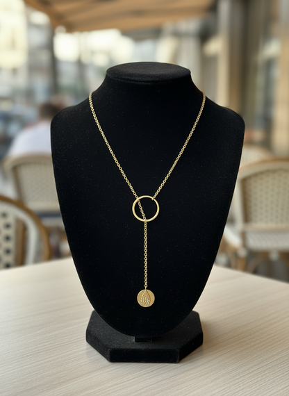 Brass Bolo Necklace