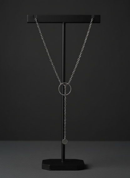 Stainless Steel Bolo Necklace