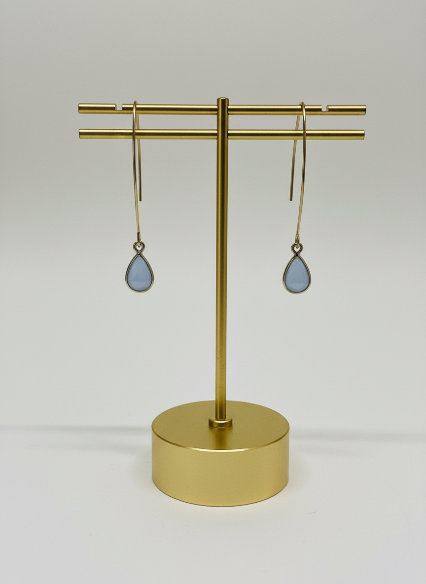 Chalcedony Dangles