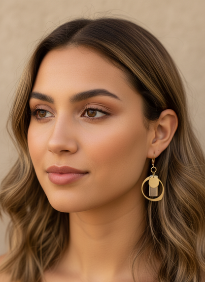 Mixed Metal hoops