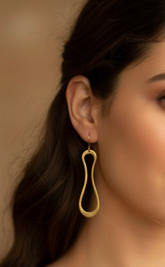 Simple Brass Dangles - Karmic Kollections Designs