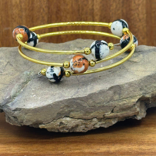 Jasper Wrap Bracelet