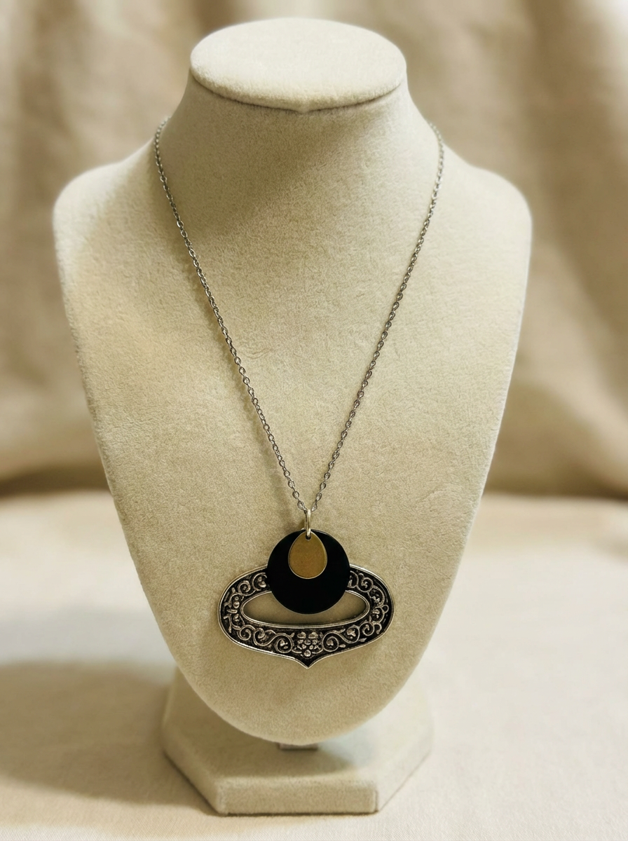 Mixed Metal Pendant - Karmic Kollections Designs