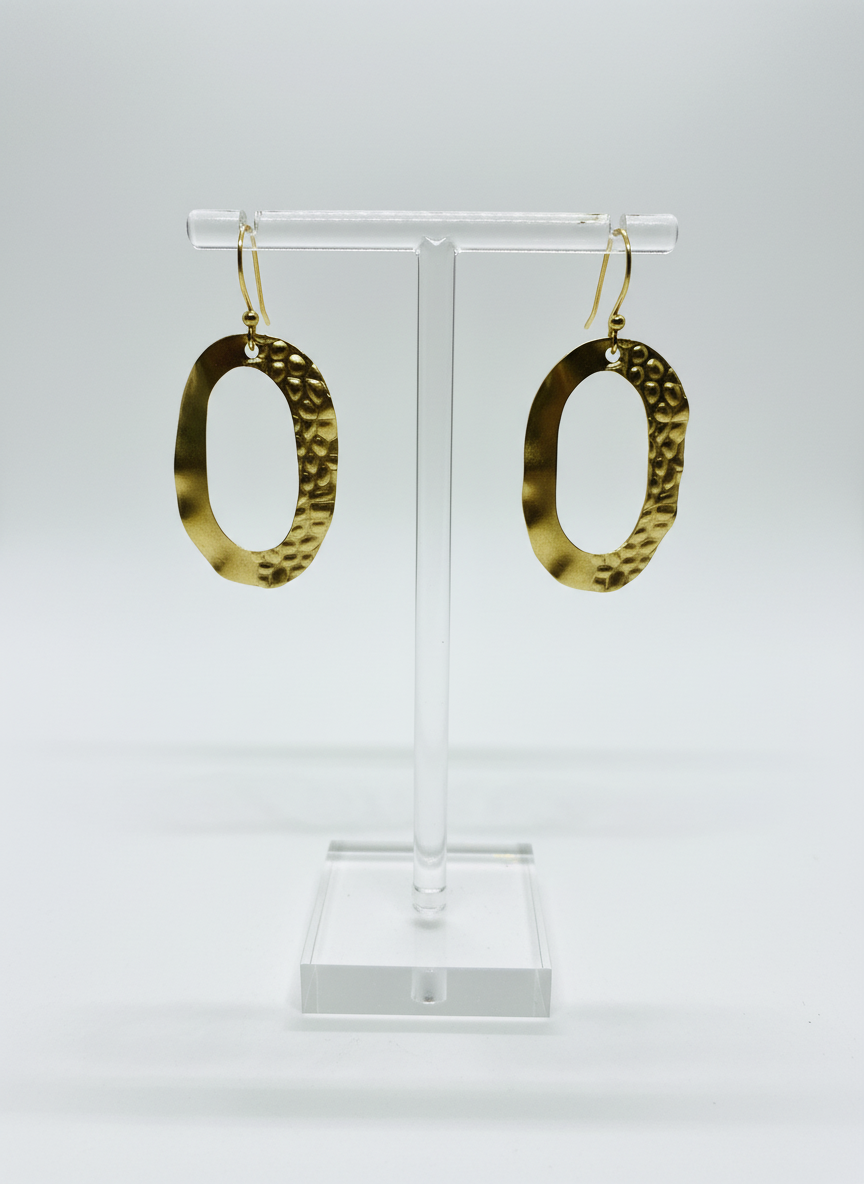 Brass “Hoops” - Karmic Kollections Designs