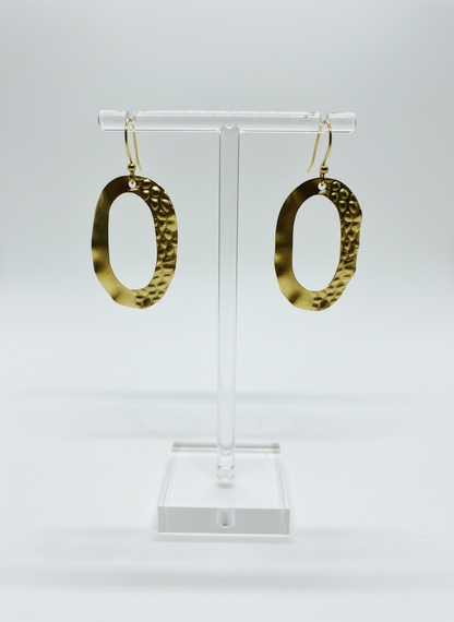 Brass “Hoops” - Karmic Kollections Designs
