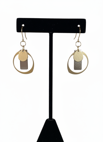 Mixed Metal hoops