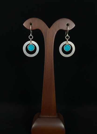 Gemstone Hoops