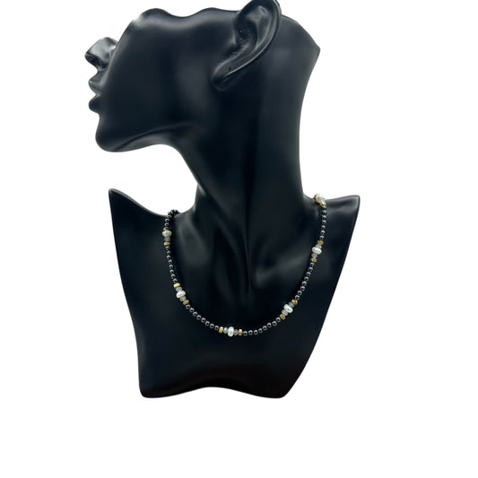 Dainty Hematite Necklace