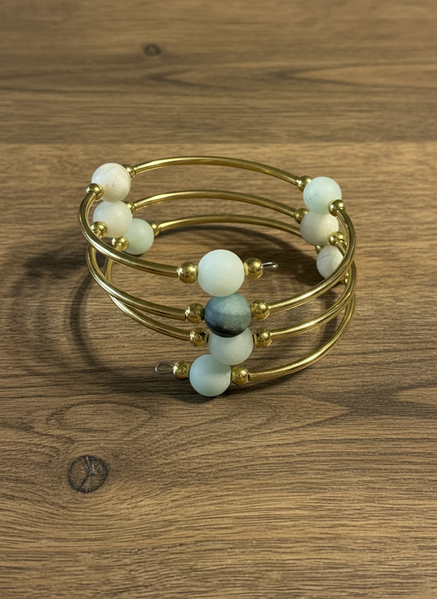 Agate Wrap Bracelet - Karmic Kollections Designs