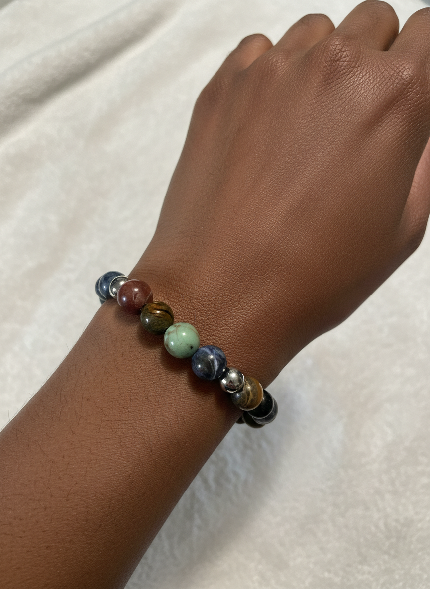 Mixed Gemstone Bracelet - Karmic Kollections Designs