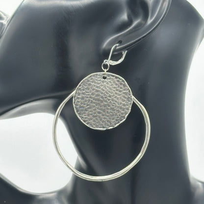 Stainless Steel Hammered Hoops
