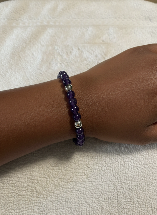 Amethyst Bracelet - Karmic Kollections Designs