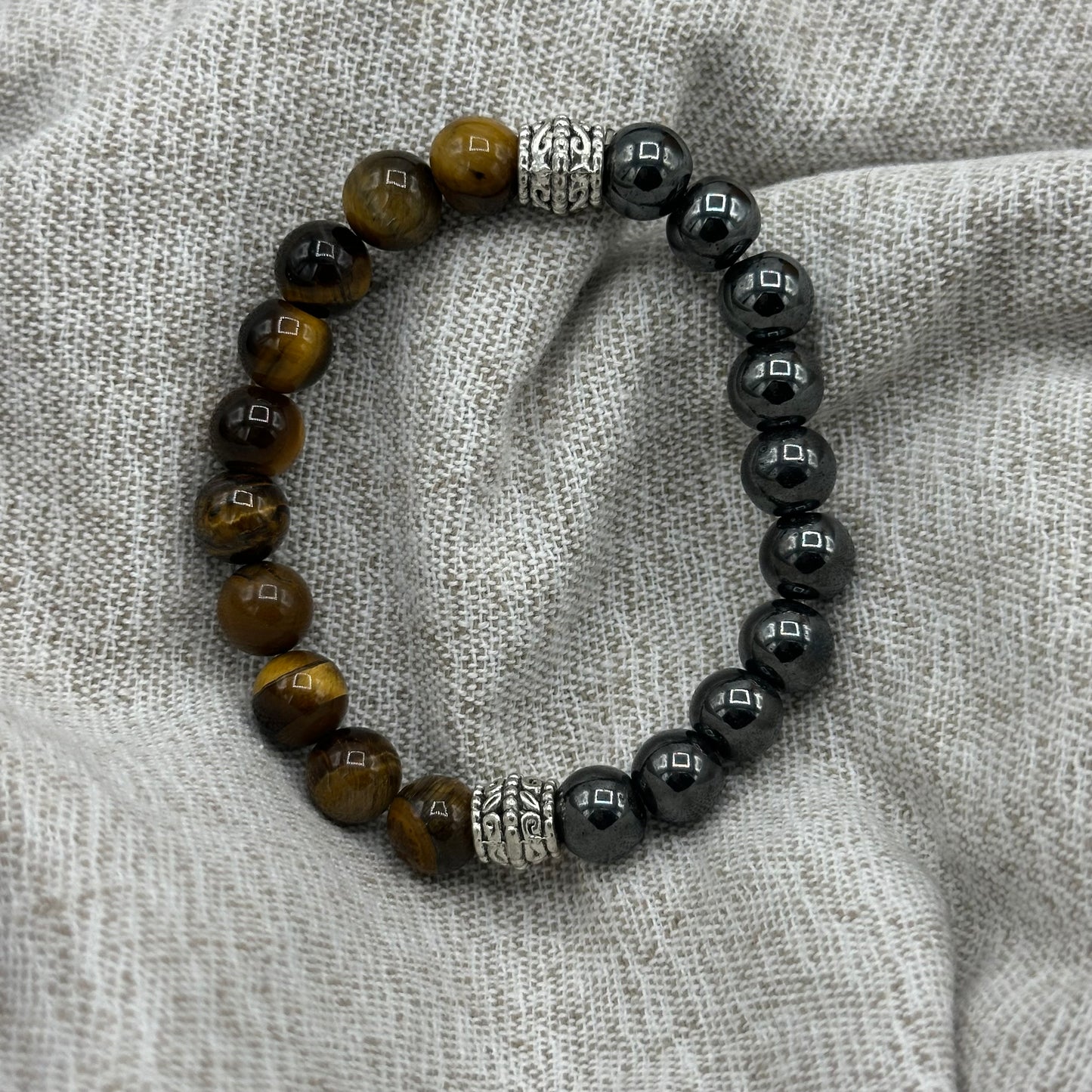 Hematite and Tigers Eye