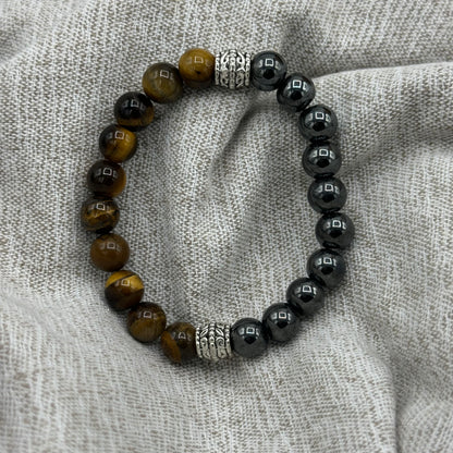 Hematite and Tigers Eye