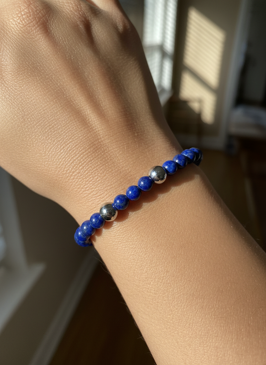 Blue Lapis Bracelet - Karmic Kollections Designs