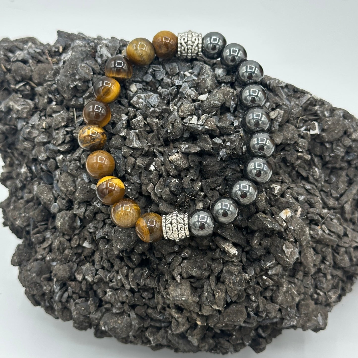 Hematite and Tigers Eye
