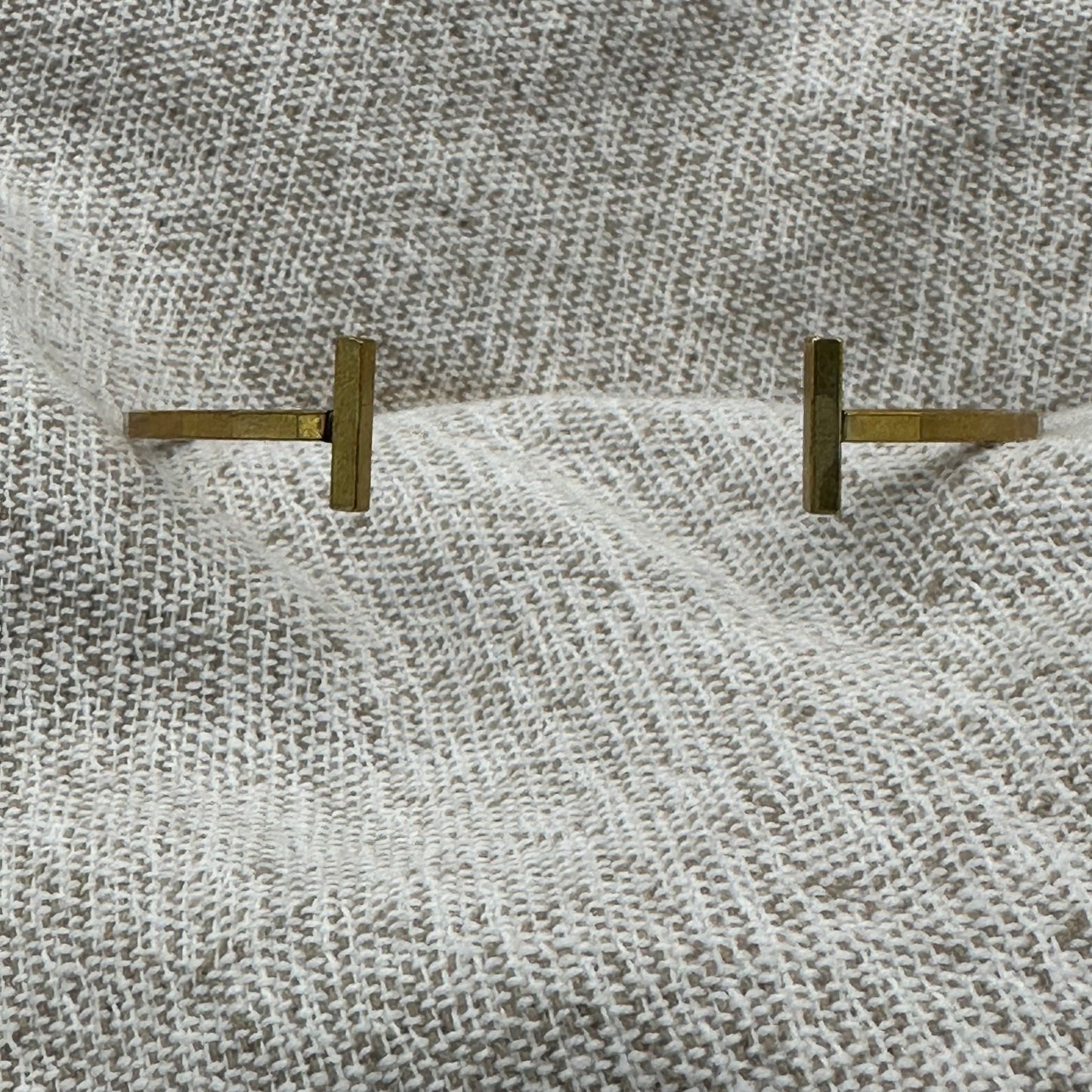Brass Bracket Bangle Cuff