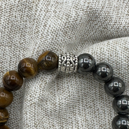 Hematite and Tigers Eye