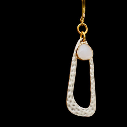 Milkstone Gemstone Dangles