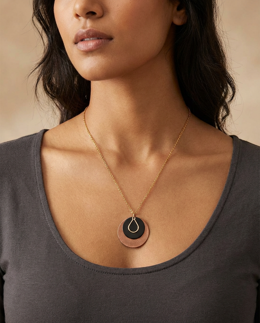 Mixed Metal Pendant - Karmic Kollections Designs