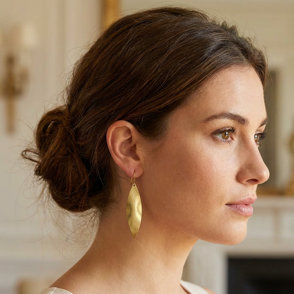 Brass Dangles - Karmic Kollections Designs