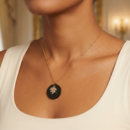 Gunmetal Pendant - Karmic Kollections Designs