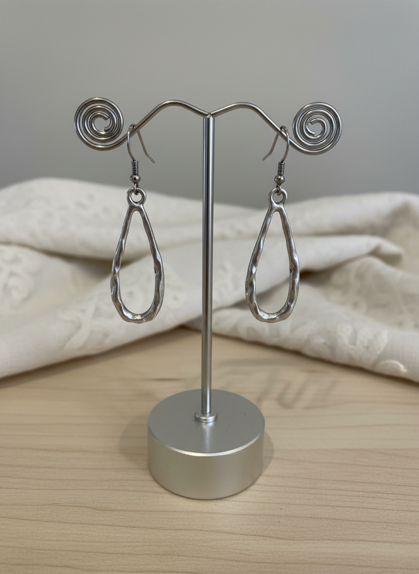 Riveted Simple Hoops - Karmic Kollections Designs